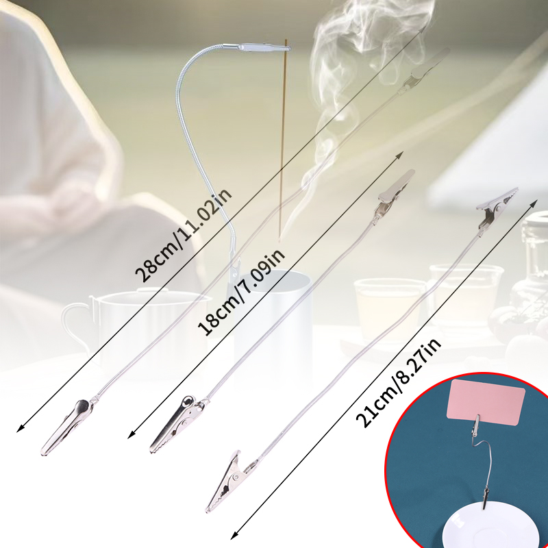 Home Fragrance Gift - 10Pcs Double Headed Metal Incense Clip
