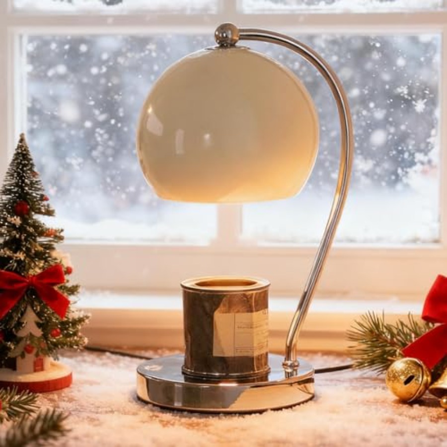 Wax Melt Burner - Modern Candle Warmer Lamp Wide Base