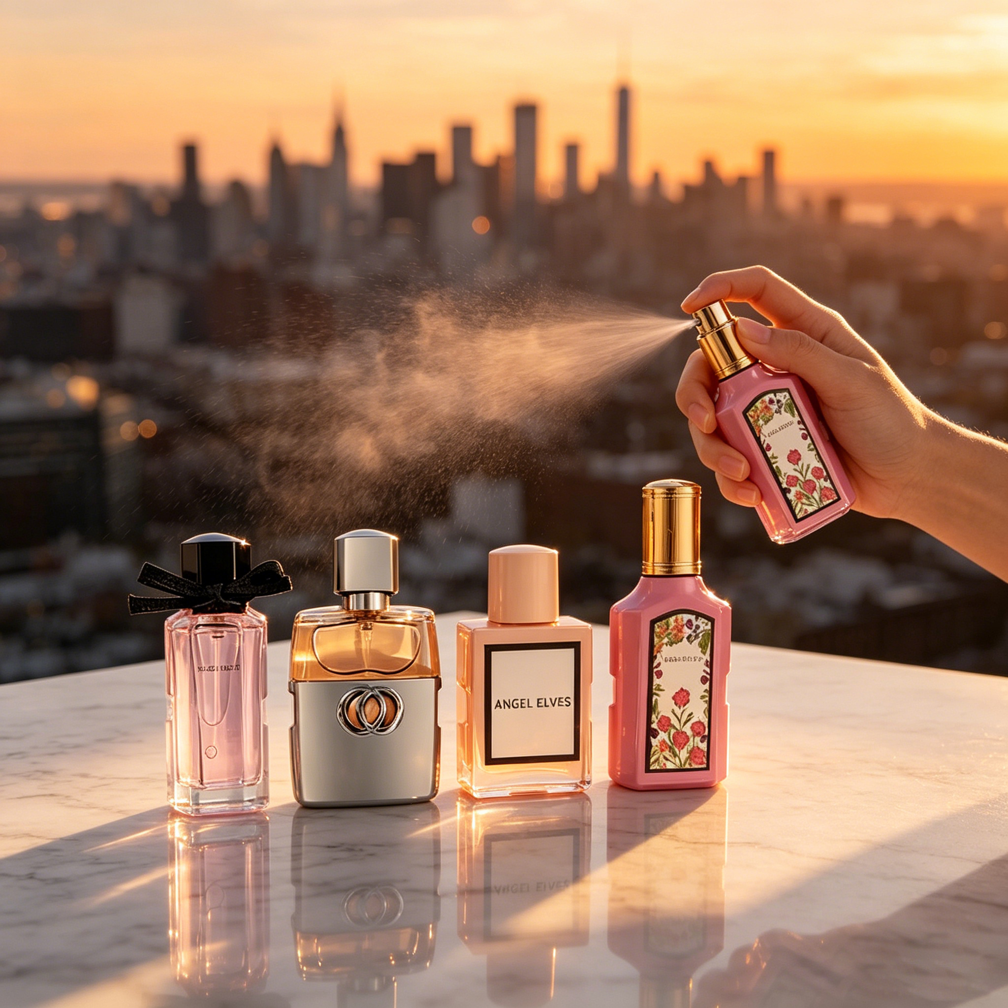 Home Fragrance Gift - 4Pcs Women Perfume Gift Set Long