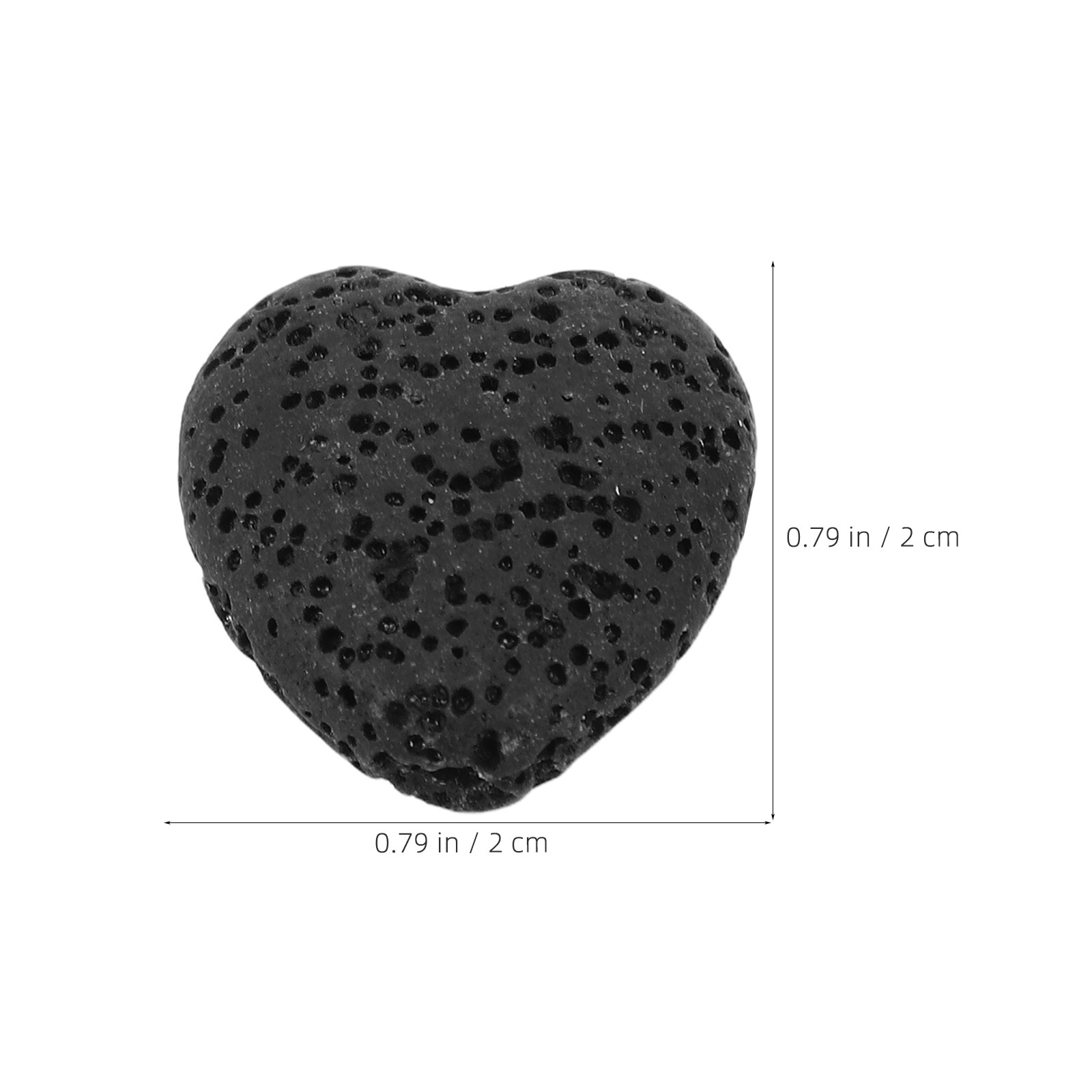 20Pcs Heart Volcanic Lava Rock - огляд і ціна Home Fragrance With Essential Oils
