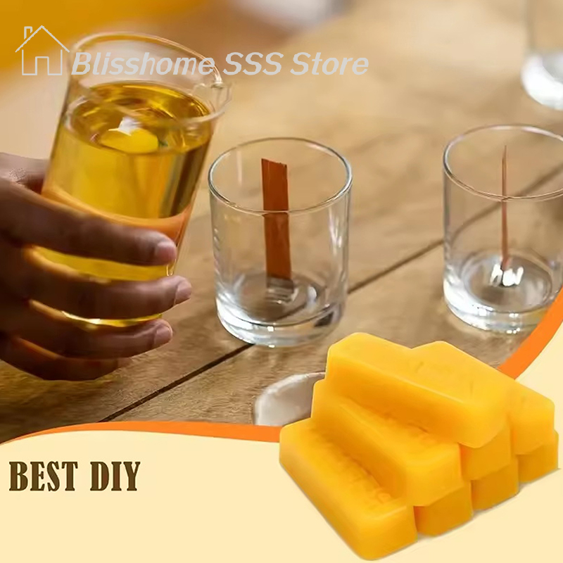 【S】4/8Pcs Pure Beeswax Blocks, - огляд і ціна Beeswax Taper Candle