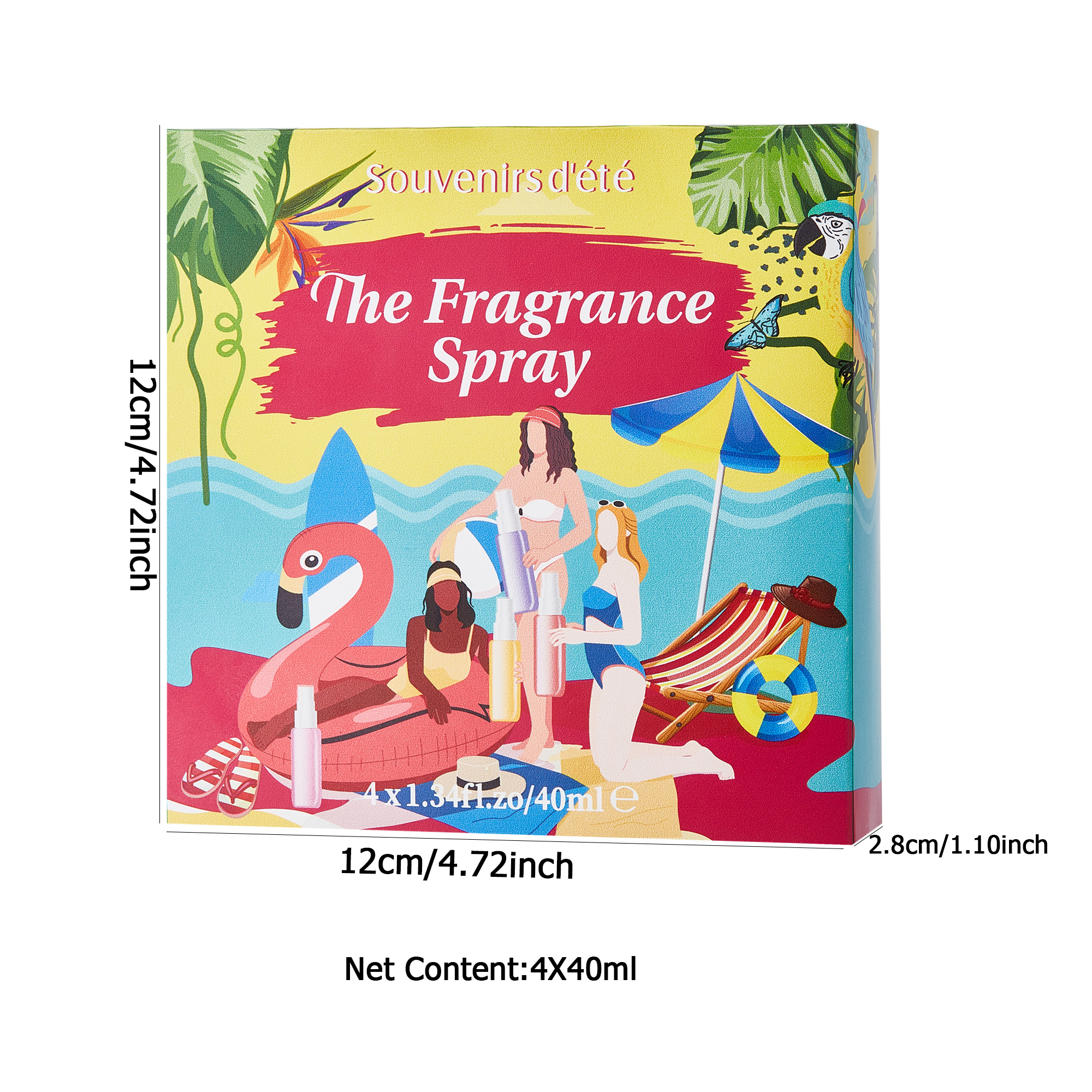 4pcs light fragrance spray set - огляд і ціна Home Fragrance Gift