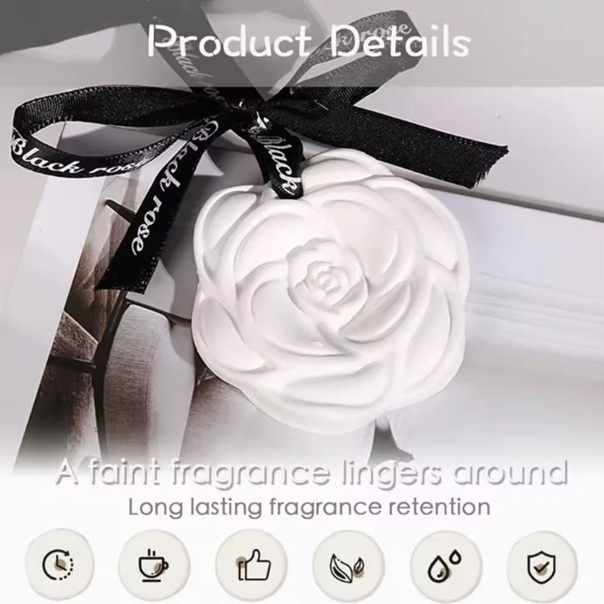 1/3/5/8/10PCS Camellia Gypsum  - огляд і ціна Home Fragrance Janzen