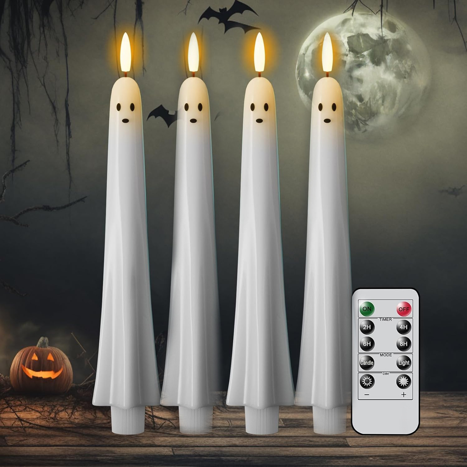 F5 Ghost Shaped Ghost Taper Ca - огляд і ціна Beeswax Taper Candle