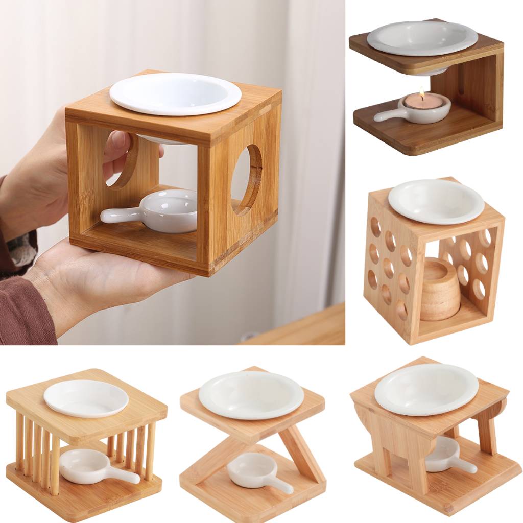 Wooden Essential Oil Burner wi - огляд і ціна Wax Melt Burner