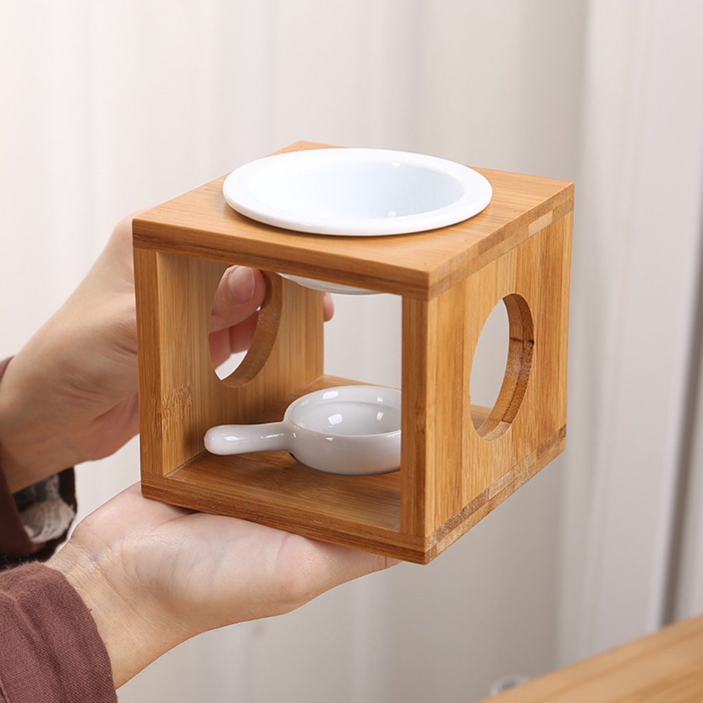 Wooden Essential Oil Burner wi - огляд і ціна Wax Melt Burner