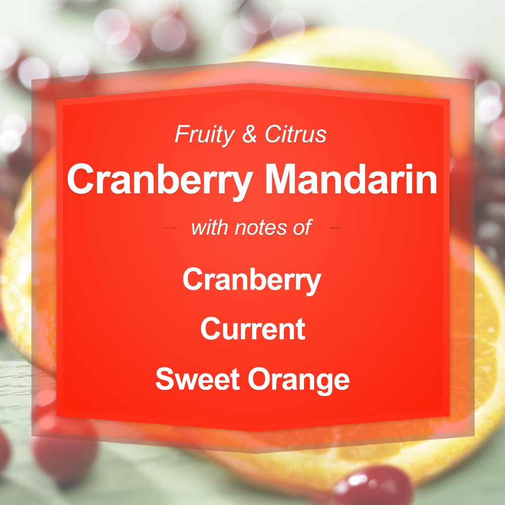 Cranberry Mandarin Scented Can - огляд і ціна Home Fragrance Flowers