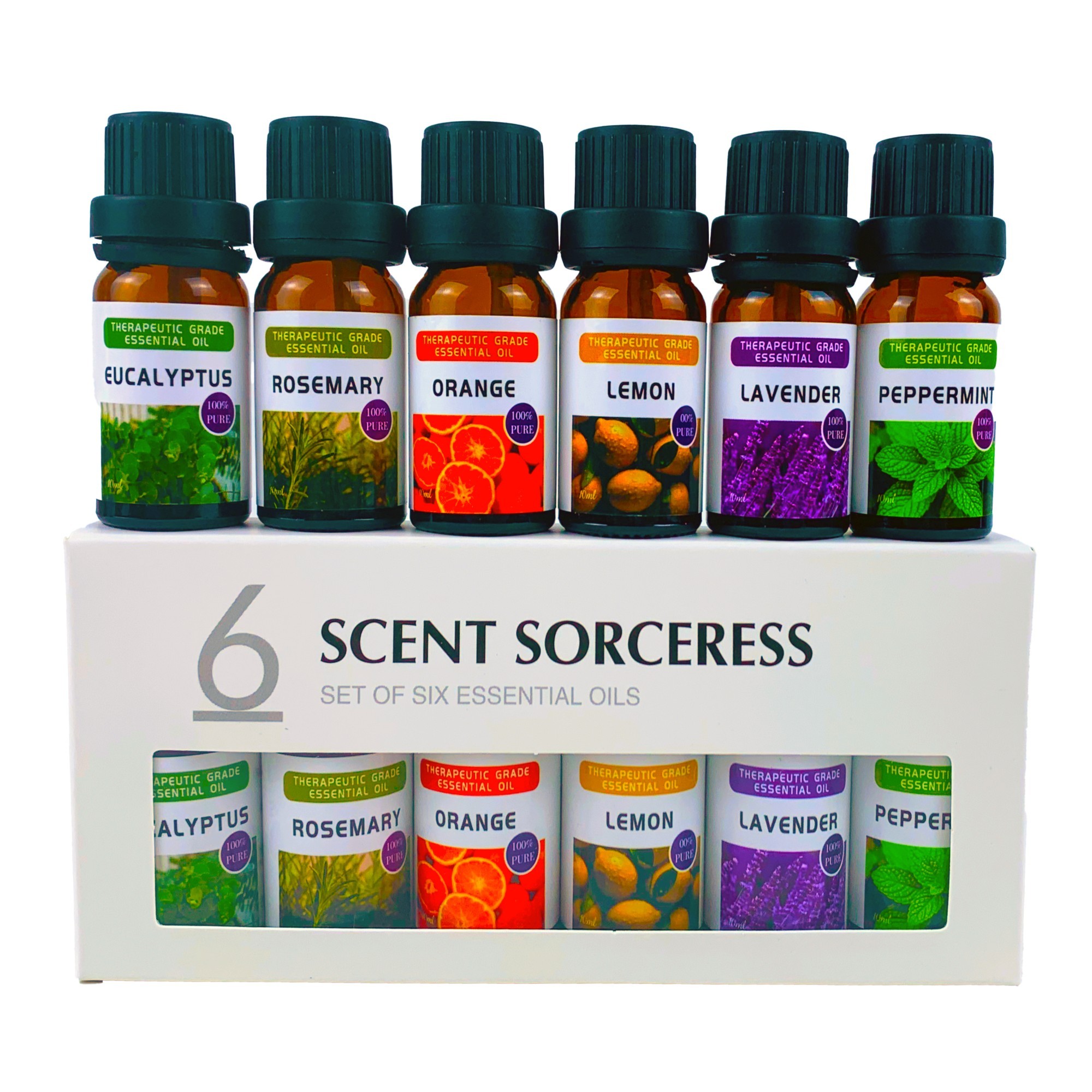 6Pcs/Set Pure Lemon Sweet Oran - огляд і ціна Home Fragrance Eucalyptus