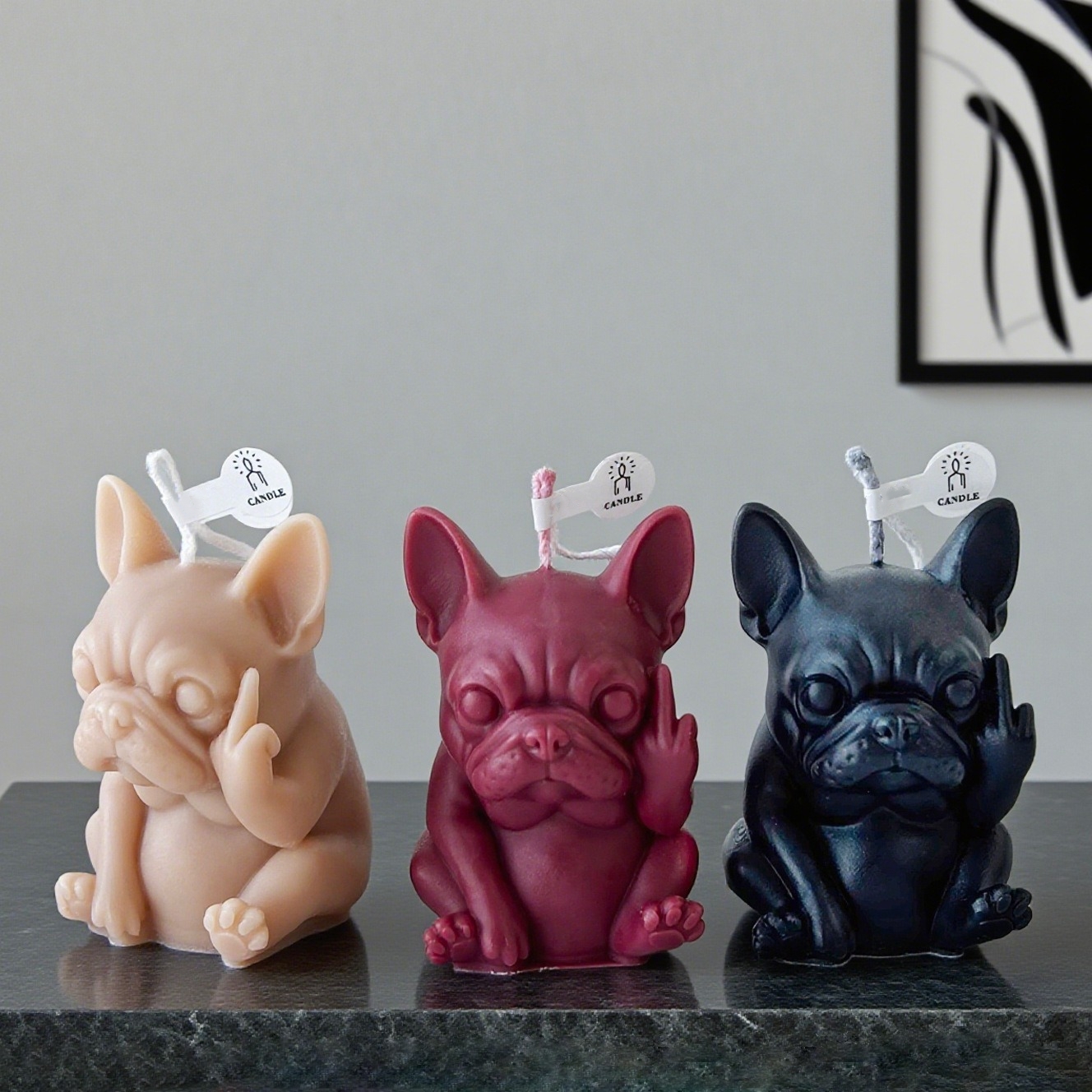 1pc Mini Unique Pet Dog Scente - огляд і ціна Beeswax Taper Candle