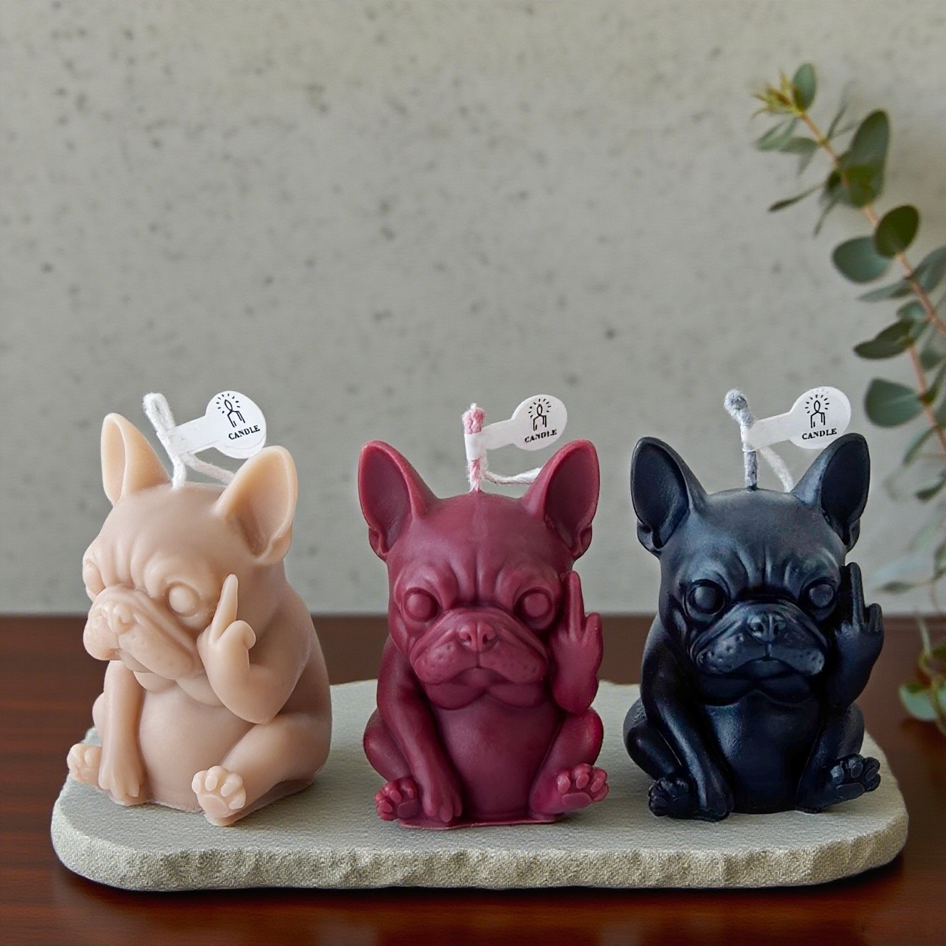 1pc Mini Unique Pet Dog Scente - огляд і ціна Beeswax Taper Candle
