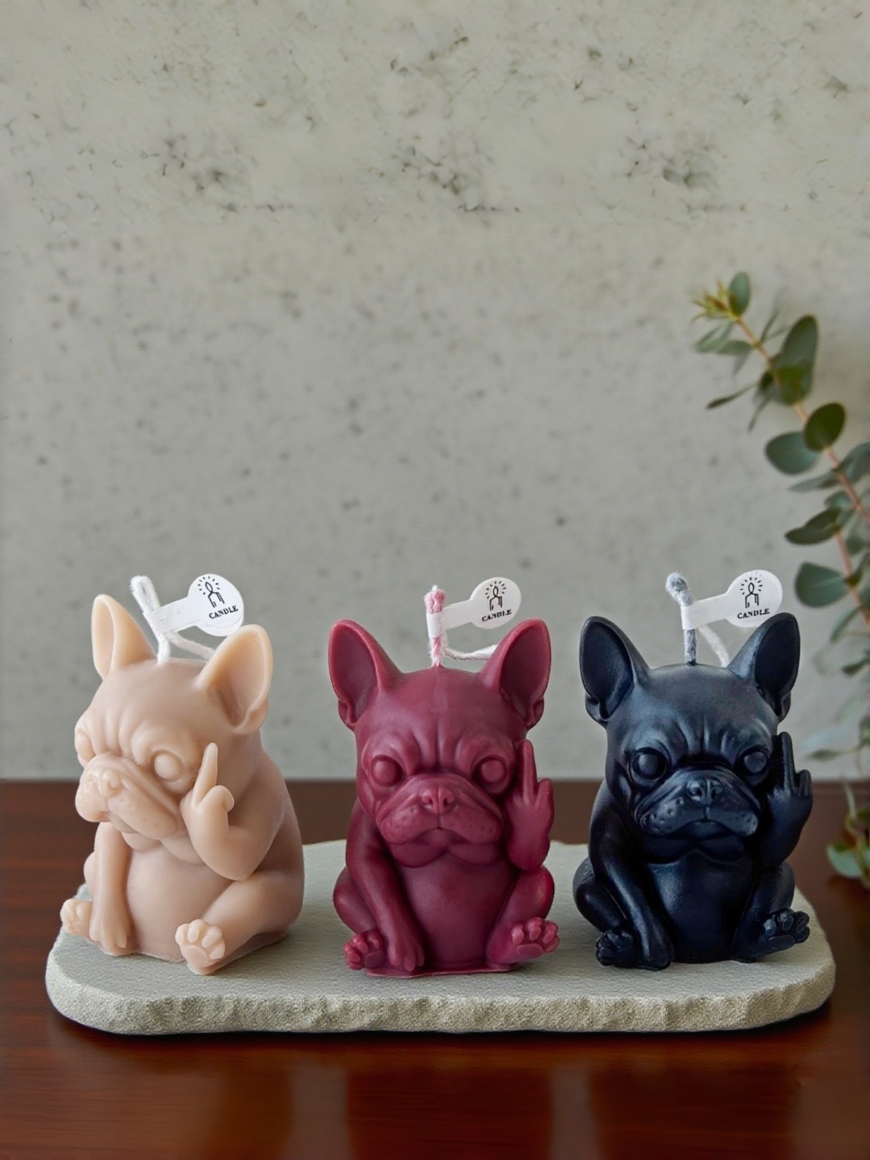 1pc Mini Unique Pet Dog Scente - огляд і ціна Beeswax Taper Candle