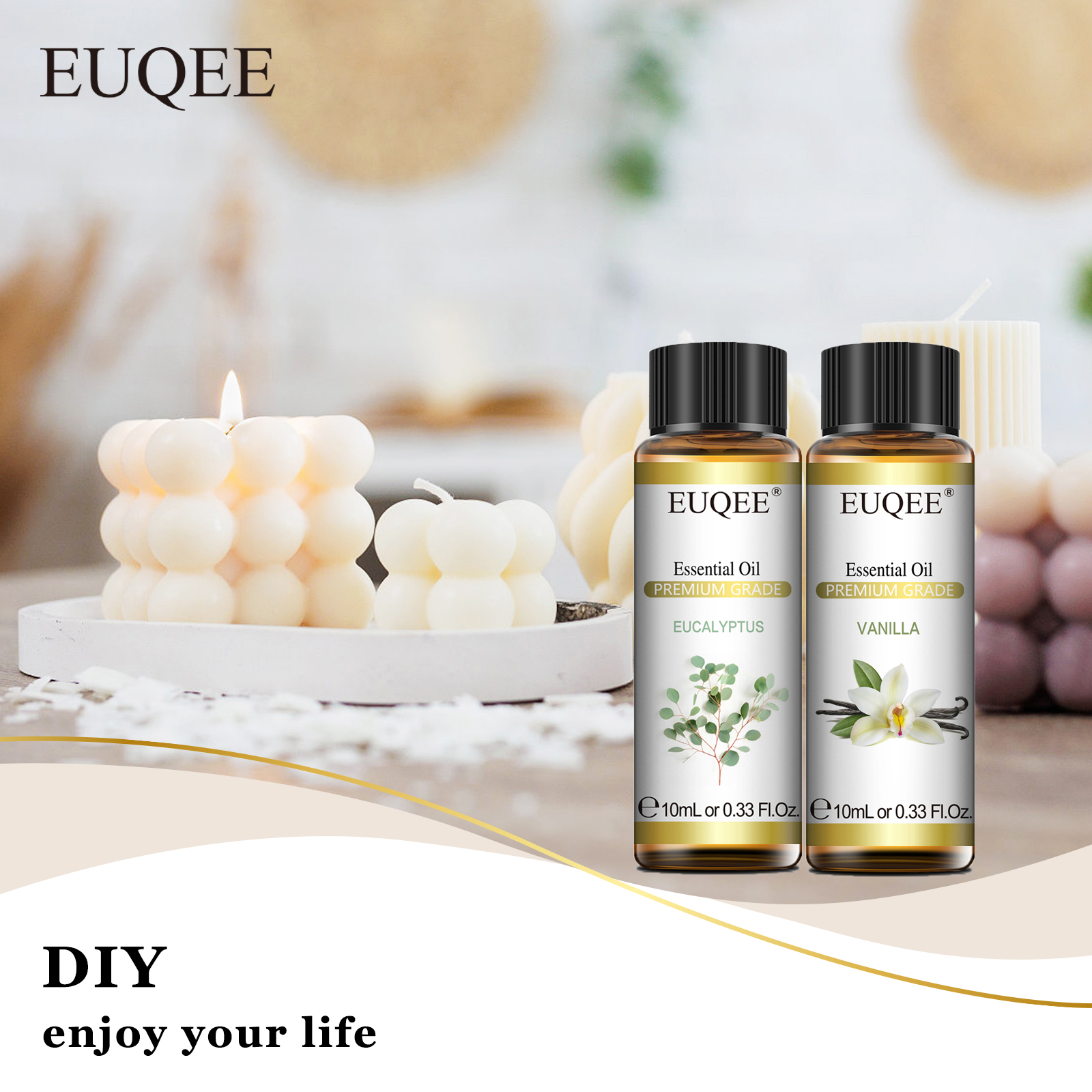 EUQEE 10ML Natural Essential O - огляд і ціна Home Fragrance Eucalyptus