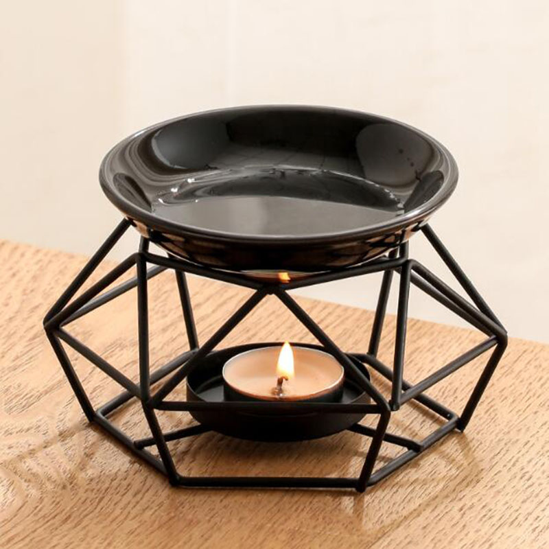 Ceramic Bowl Iron Rack Black C - огляд і ціна Home Fragrance Oils For Oil Burners