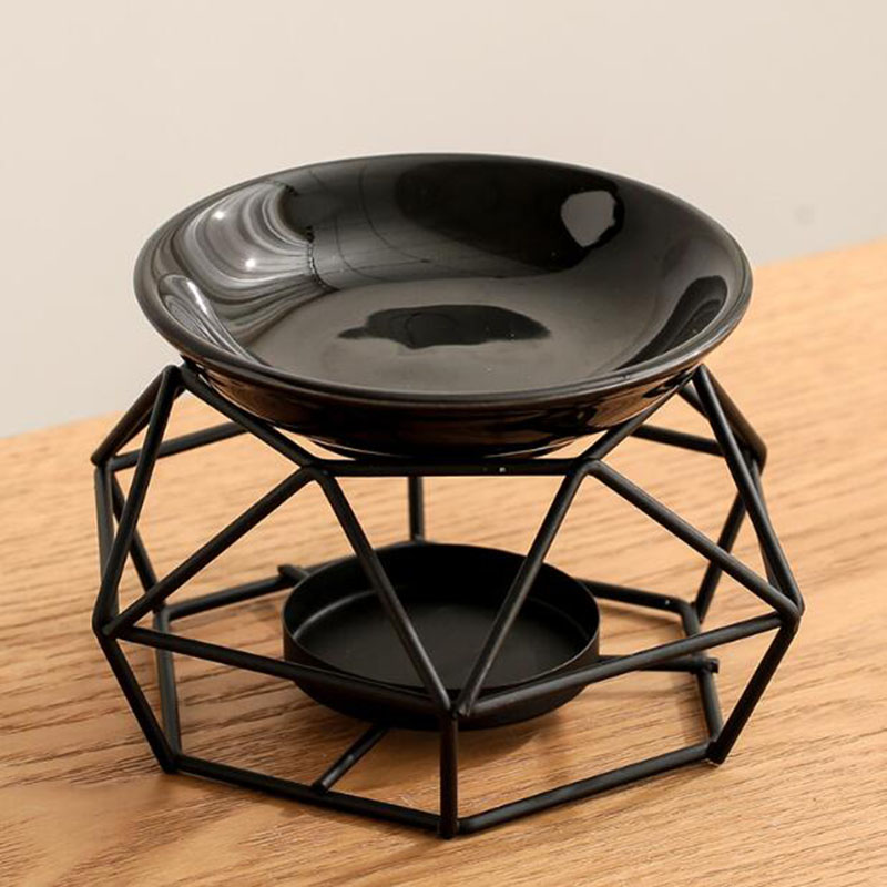 Ceramic Bowl Iron Rack Black C - огляд і ціна Home Fragrance Oils For Oil Burners