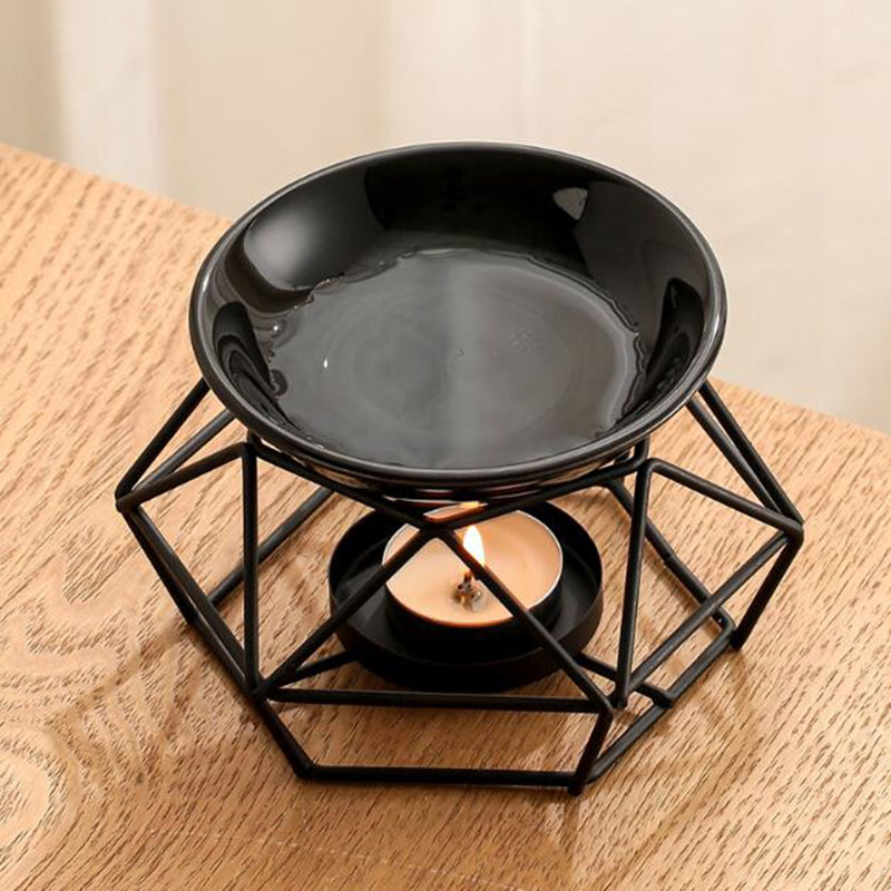 Ceramic Bowl Iron Rack Black C - огляд і ціна Home Fragrance Oils For Oil Burners