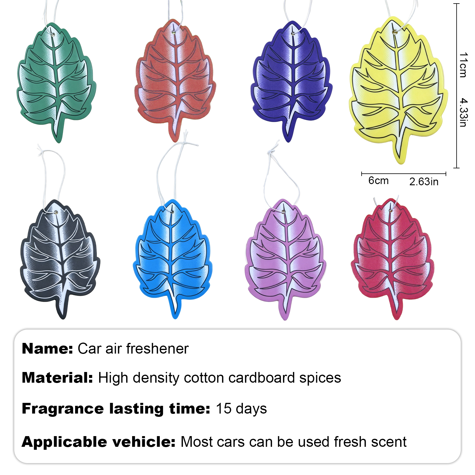 15 Pack Assorted Scent Car Air - огляд і ціна Home Fragrance Janzen