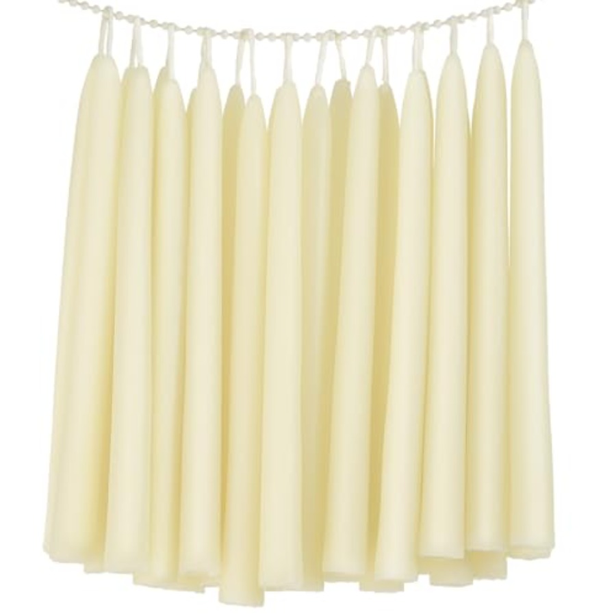 24 Pack Natural Beeswax Taper  - огляд і ціна Beeswax Taper Candle
