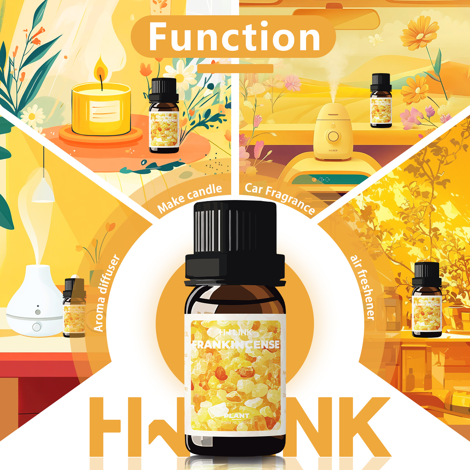 Frankincense Essential Oil 10m - огляд і ціна Home Fragrance Gift