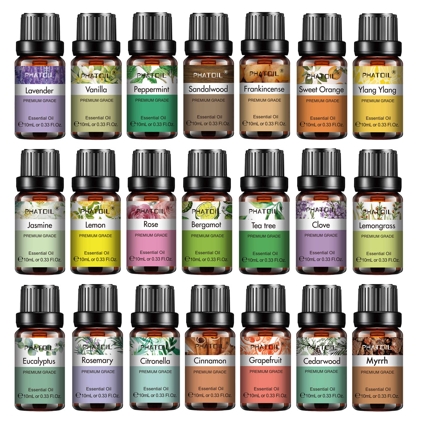 PHATOIL 10ml Essential Oils Pu - огляд і ціна Home Fragrance Eucalyptus