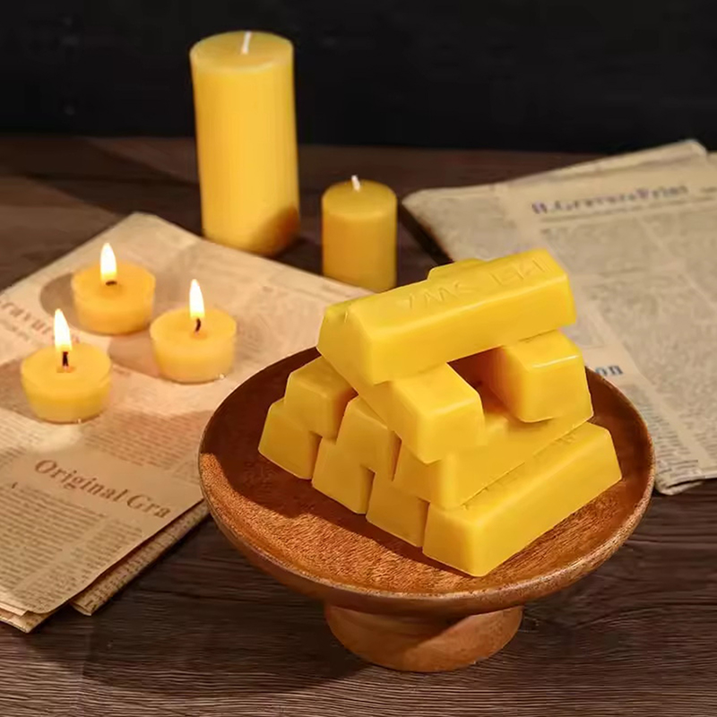 Hot Sale 4/8pcs Pure Beeswax B - огляд і ціна Beeswax Taper Candle