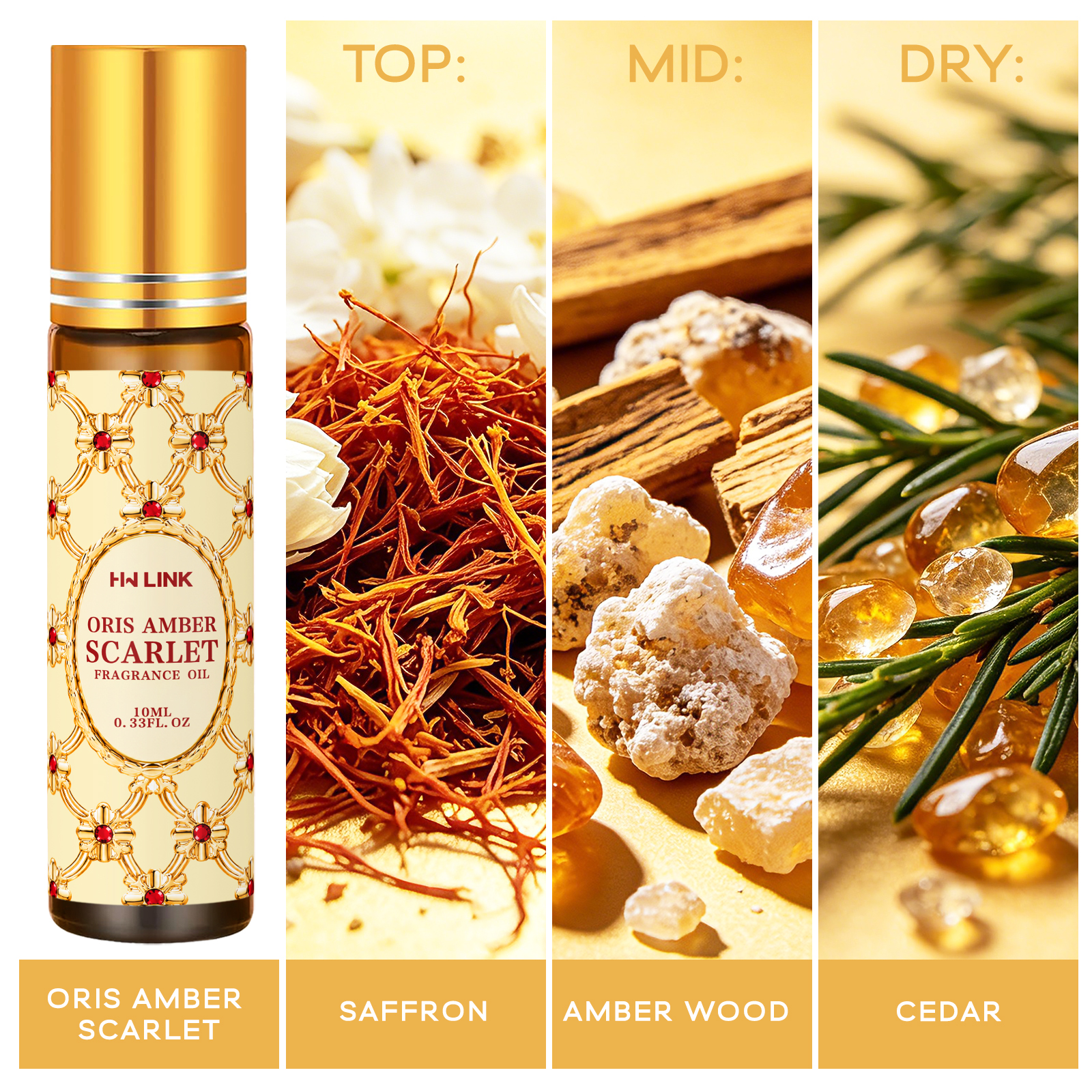 10ml Oris Amber Scarlet Essent - огляд і ціна Home Fragrance Gift