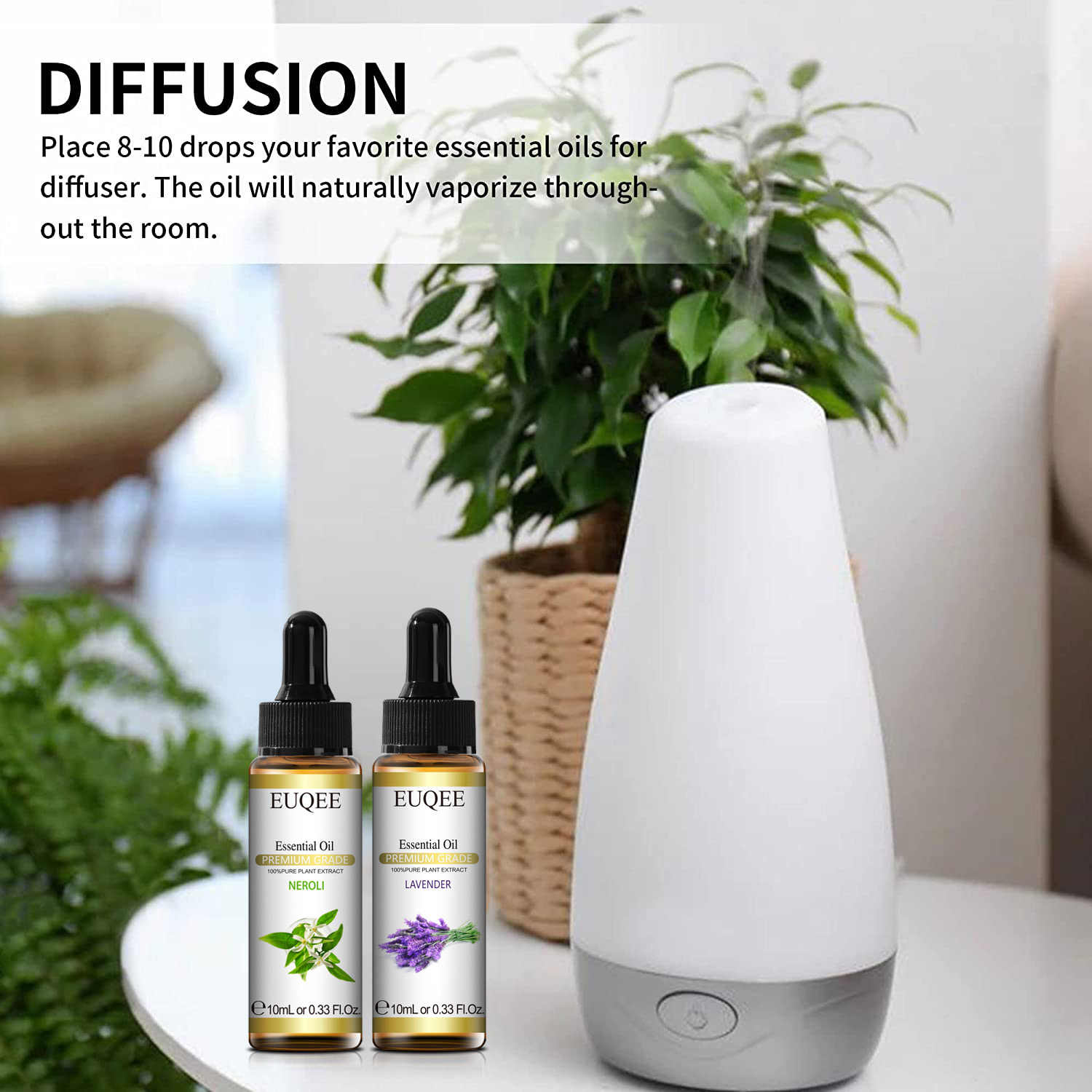 EUQEE Pure Essential Oil Lemon - огляд і ціна Home Fragrance Eucalyptus
